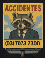 Joe Rascal Holdings Joe Rascal® “Accidentes” Limited Edition T-Shirt – Black
