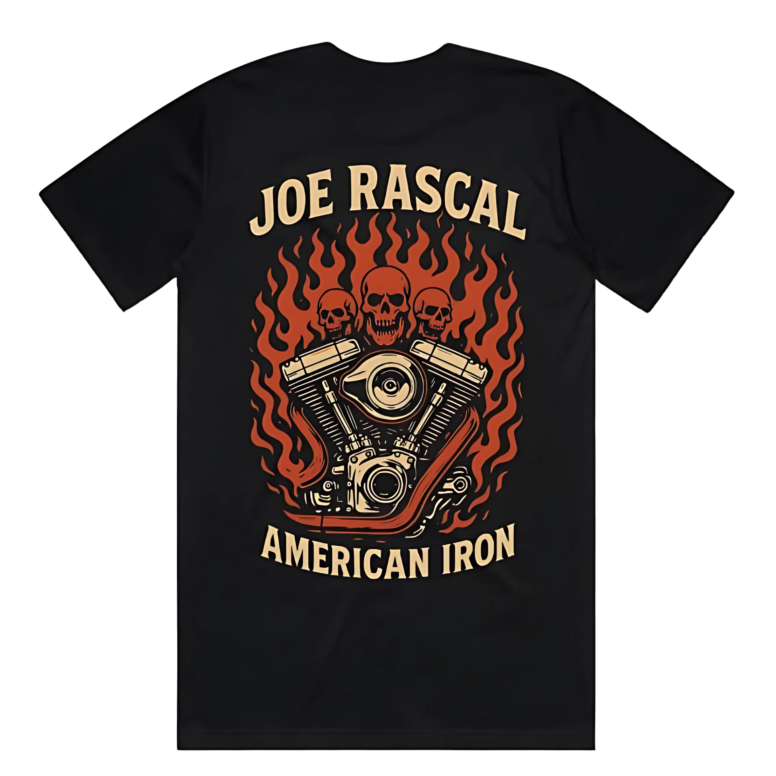 Joe Rascal Logo Joe Rascal Holdings JOE RASCAL AMERICAN IRON TEE – Joe Rascal Harley