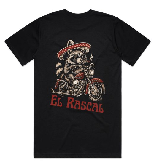 Joe Rascal Holdings Joe Rascal® “El Rascal” Limited Edition T-Shirt – Black