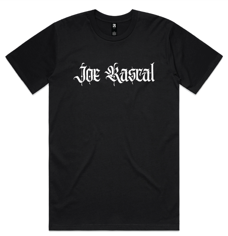 Joe Rascal Holdings Joe Rascal® “In Rascal We Trust” Limited Edition T-Shirt – Black