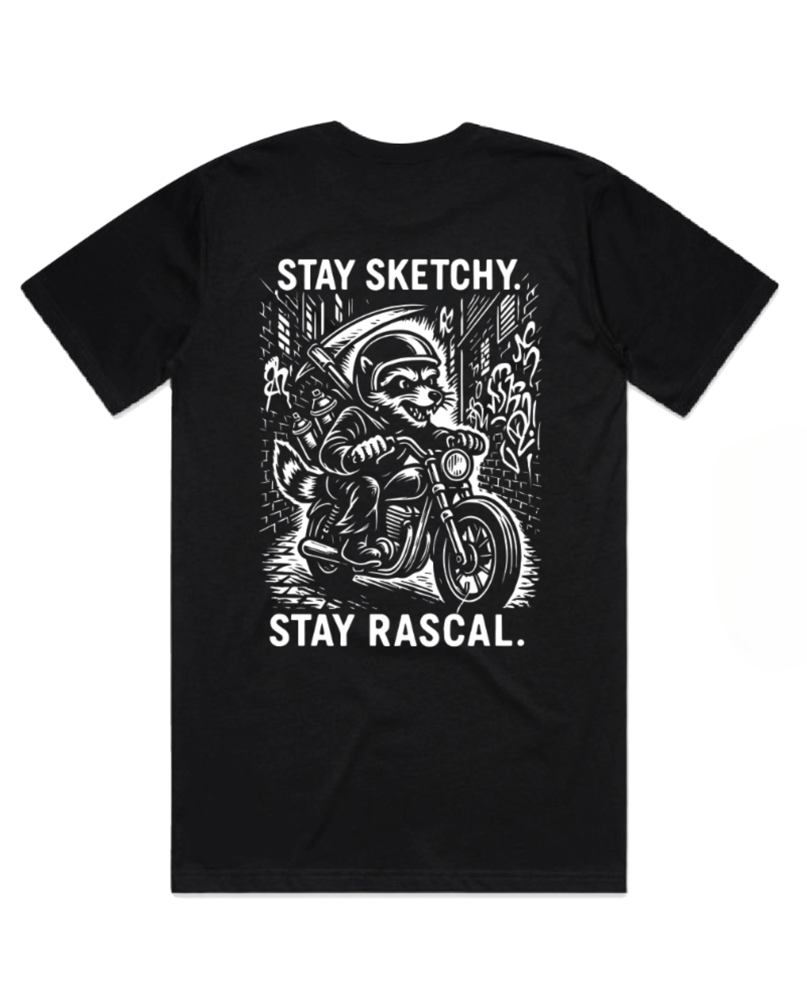 Joe Rascal Holdings JOE RASCAL STAY SKETCHY TEE – Joe Rascal Harley