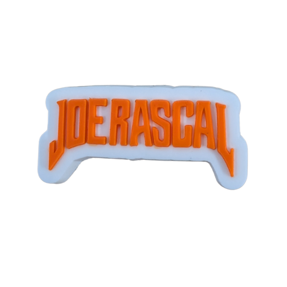 Joe Rascal Holdings Joe Rascal PVC Charm - Joe Rascal Text (Croc Jibbitz Style)
