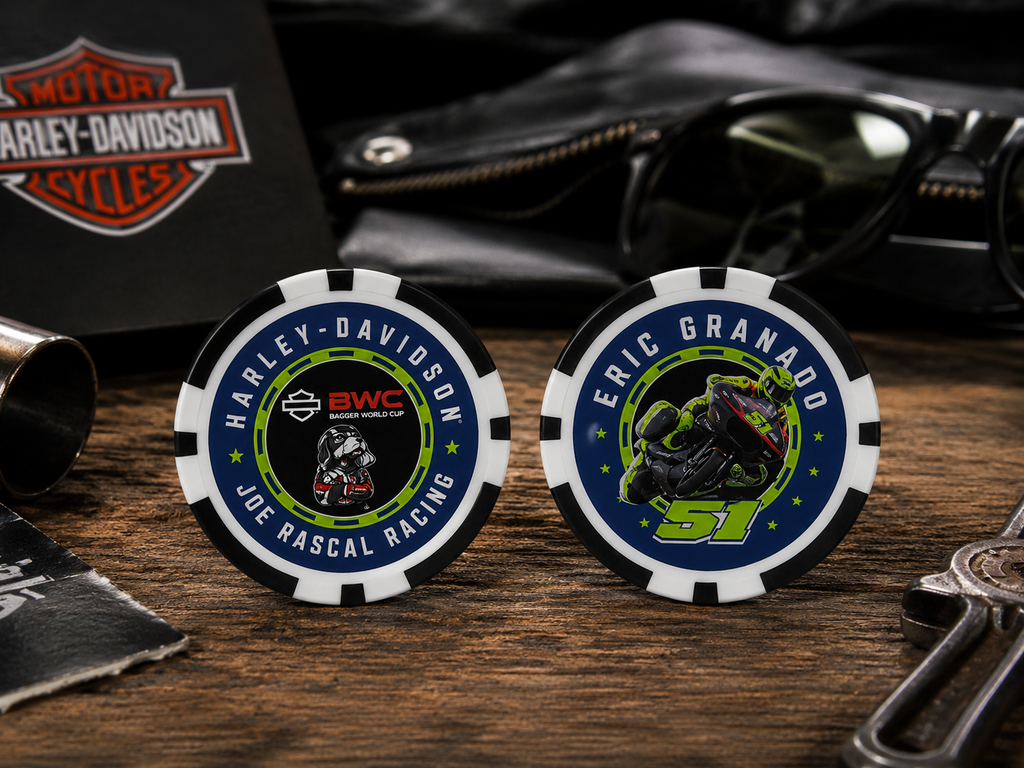 Joe Rascal Racing Bagger World Cup Poker Chip - Eric Granado #51