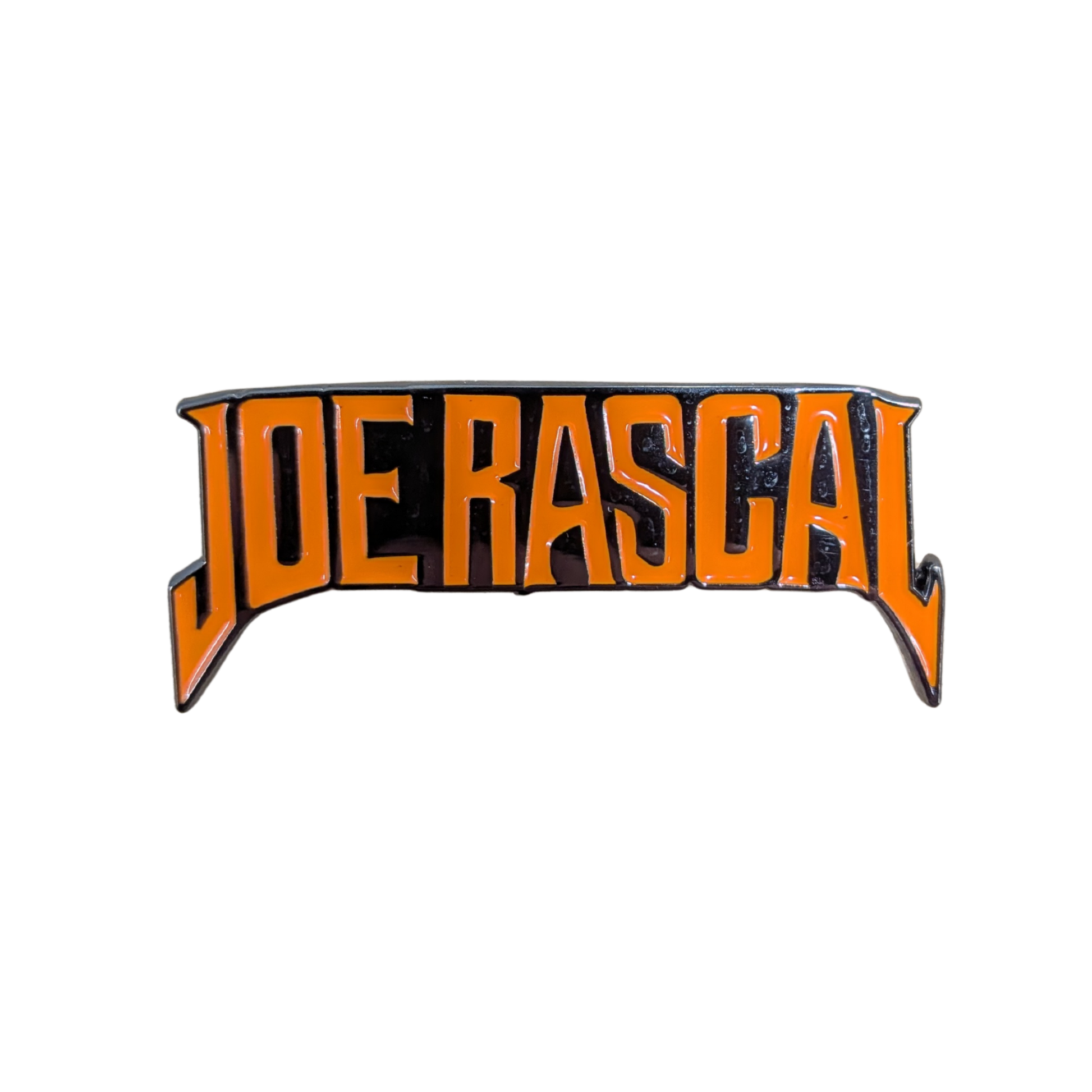 Joe Rascal Holdings Joe Rascal Enamel Pin – Joe Rascal Text