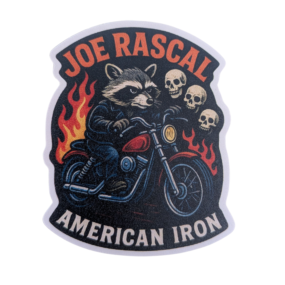 Joe Rascal Holdings Joe Rascal Stickers - Skulls n Flames