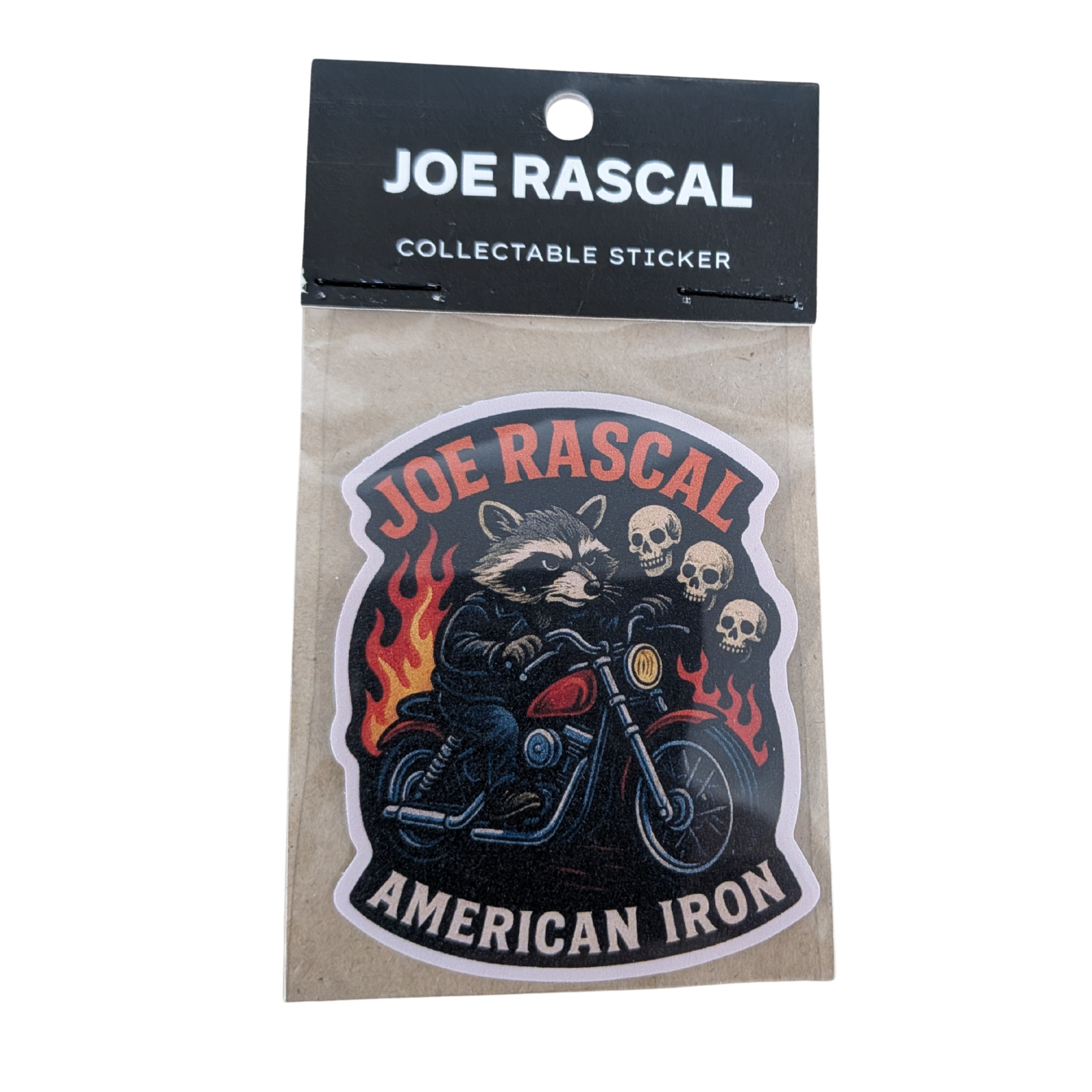 Joe Rascal Holdings Joe Rascal Stickers - Skulls n Flames