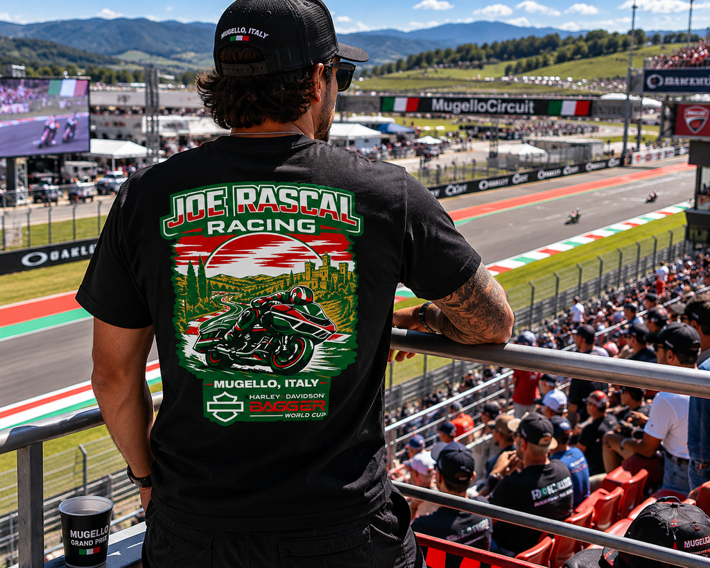 Joe Rascal Racing – Mugello Italy Bagger World Cup Tee