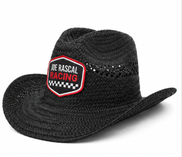 Joe Rascal Racing Straw Cowboy Hat