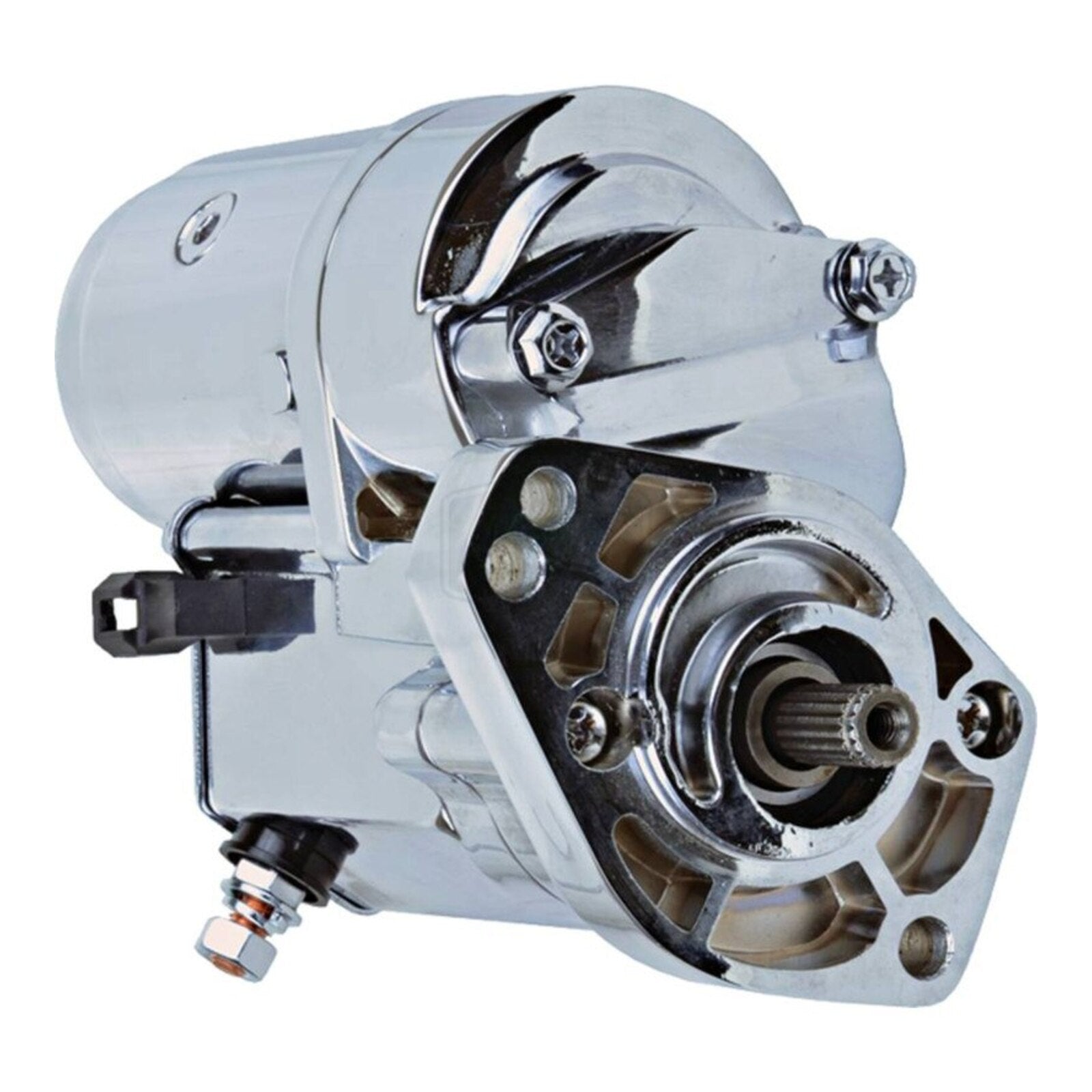 Starter Motor - Chrome
