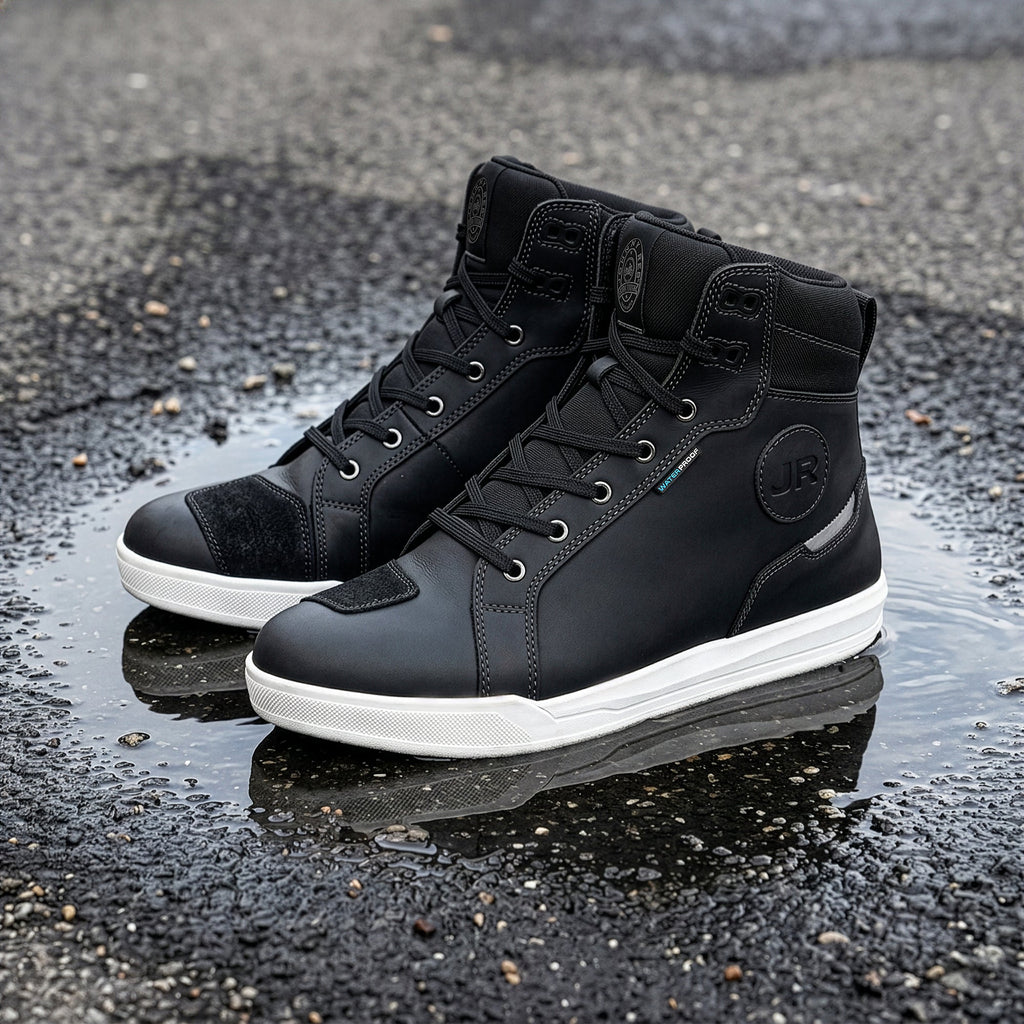Johnny Reb Men's Kirra II Waterproof Leather Boots - Black/White - product image 2