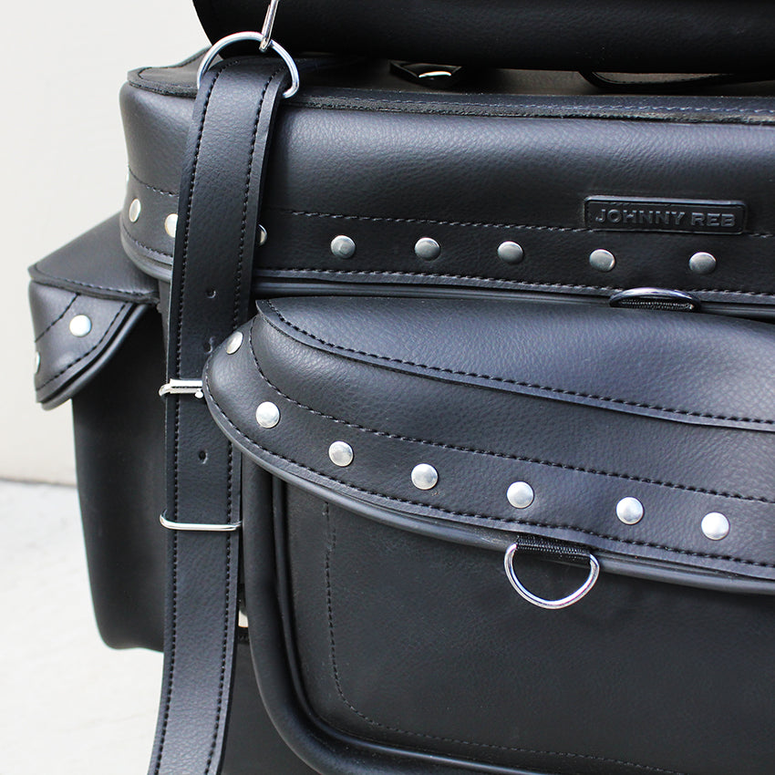 Johnny Reb Two-Piece Waratah Sissy Bag - Black Leather - product image 5