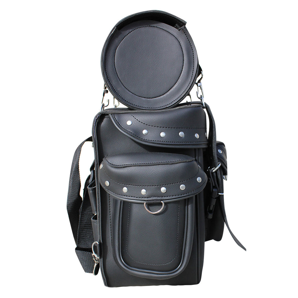 Johnny Reb Two-Piece Waratah Sissy Bag - Black Leather - product image 3