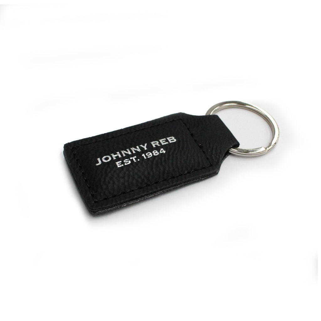 Johnny Reb Classic Leather Keyring