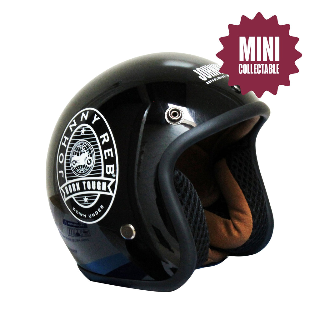 Johnny Reb Mini Helmet Collectable - Black Logo - product image 1