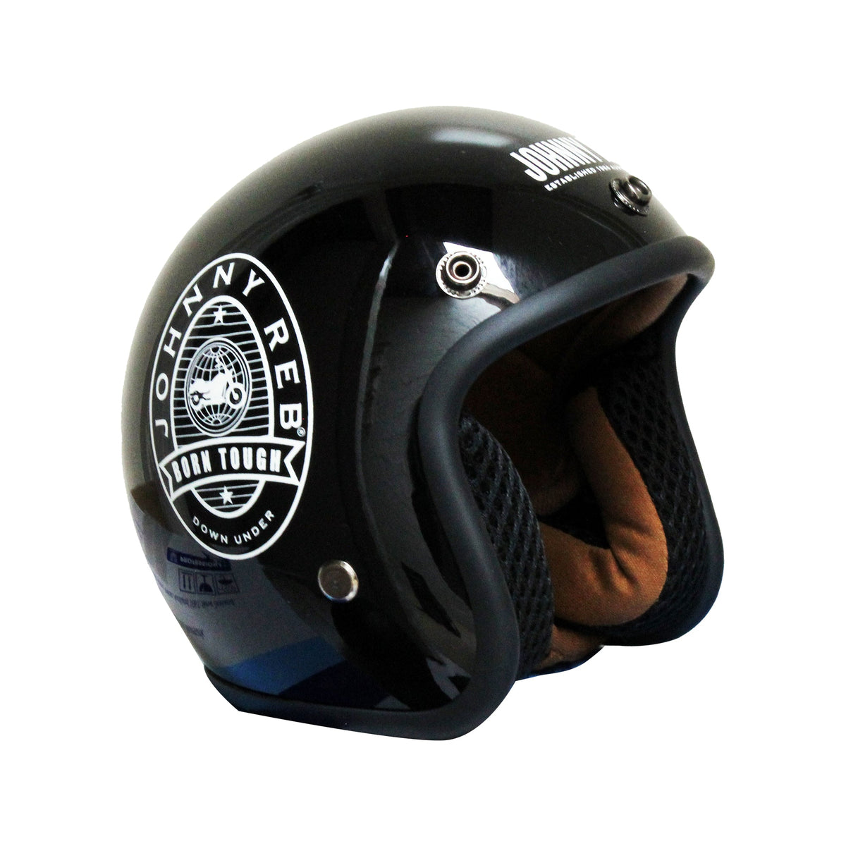 Johnny Reb Mini Helmet Collectable - Black Logo - product image 6