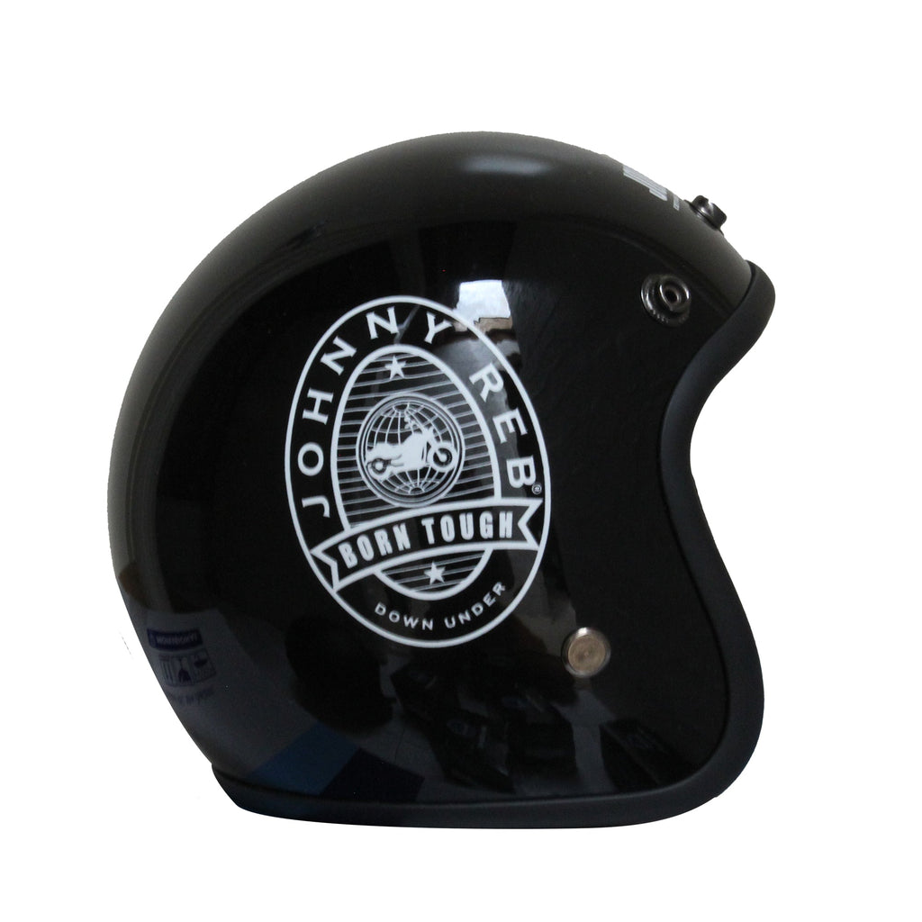 Johnny Reb Mini Helmet Collectable - Black Logo - product image 4