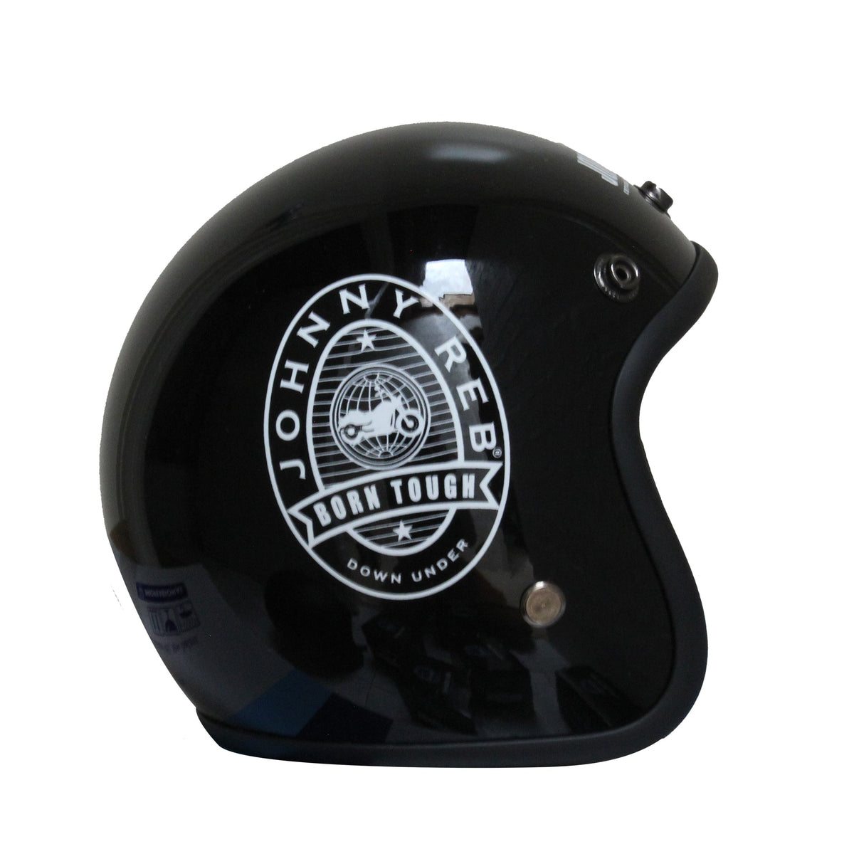 Johnny Reb Mini Helmet Collectable - Black Logo - product image 4