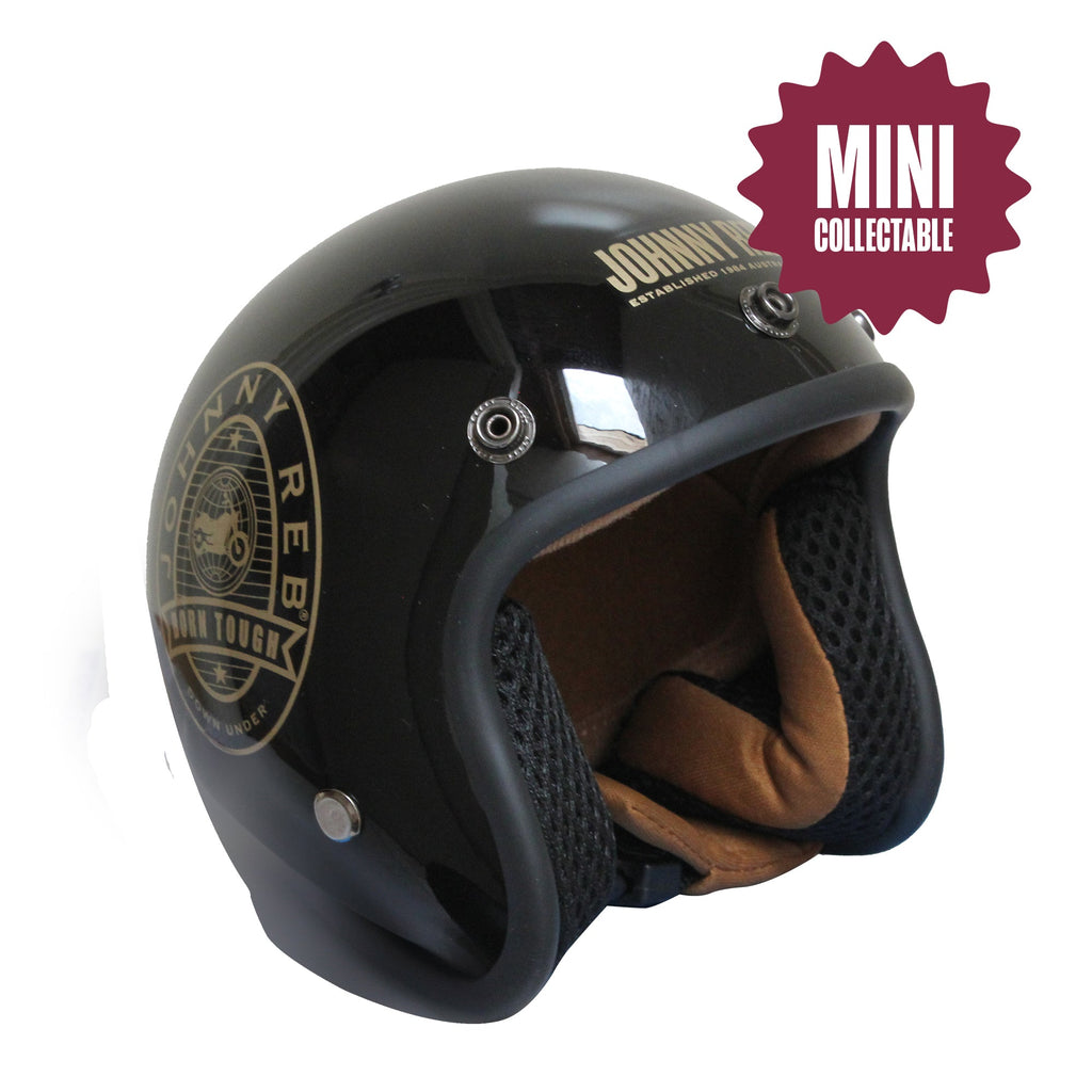 Johnny Reb Mini Helmet Collectable - Gold Logo - product image 1