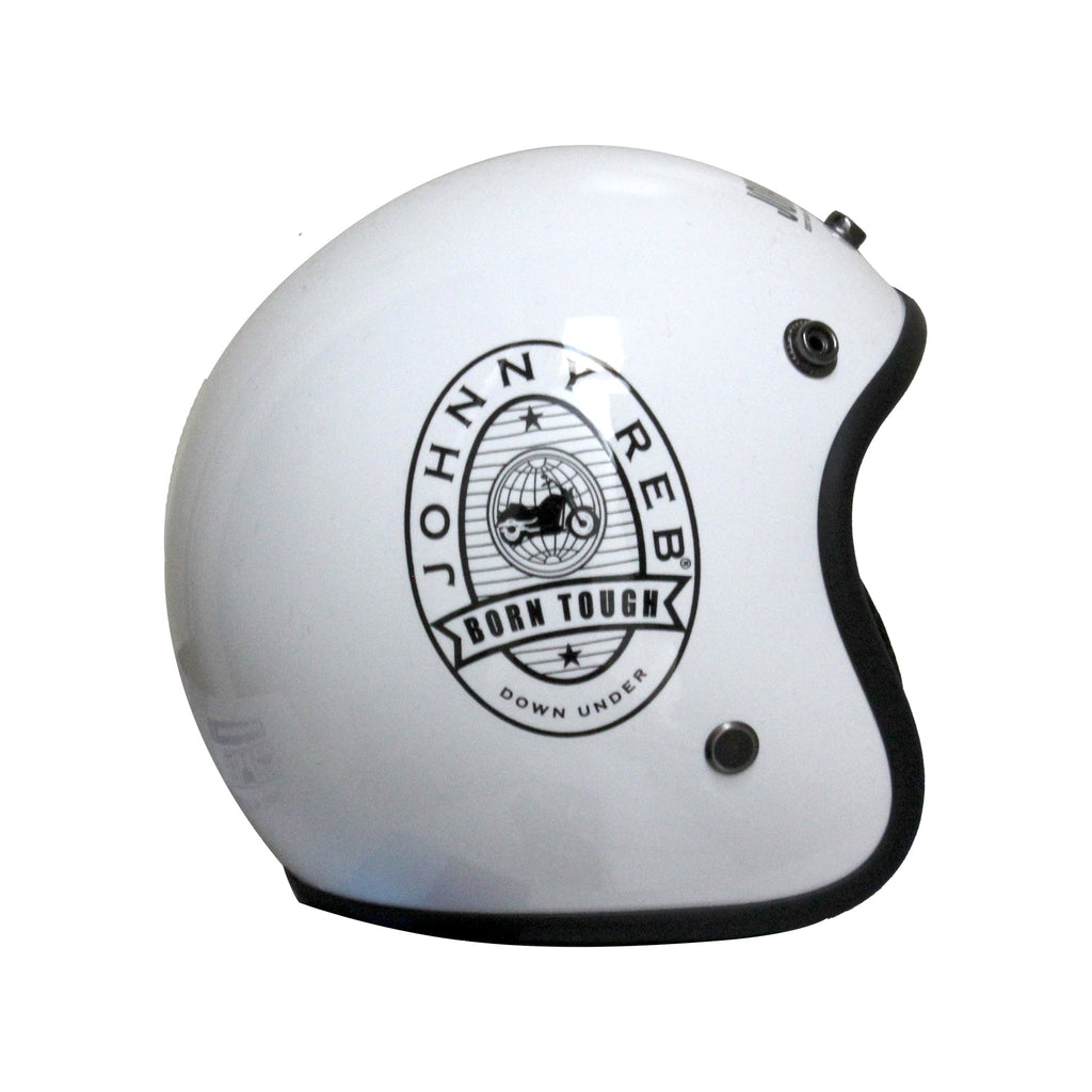 Johnny Reb Mini Helmet Collectable - White Logo