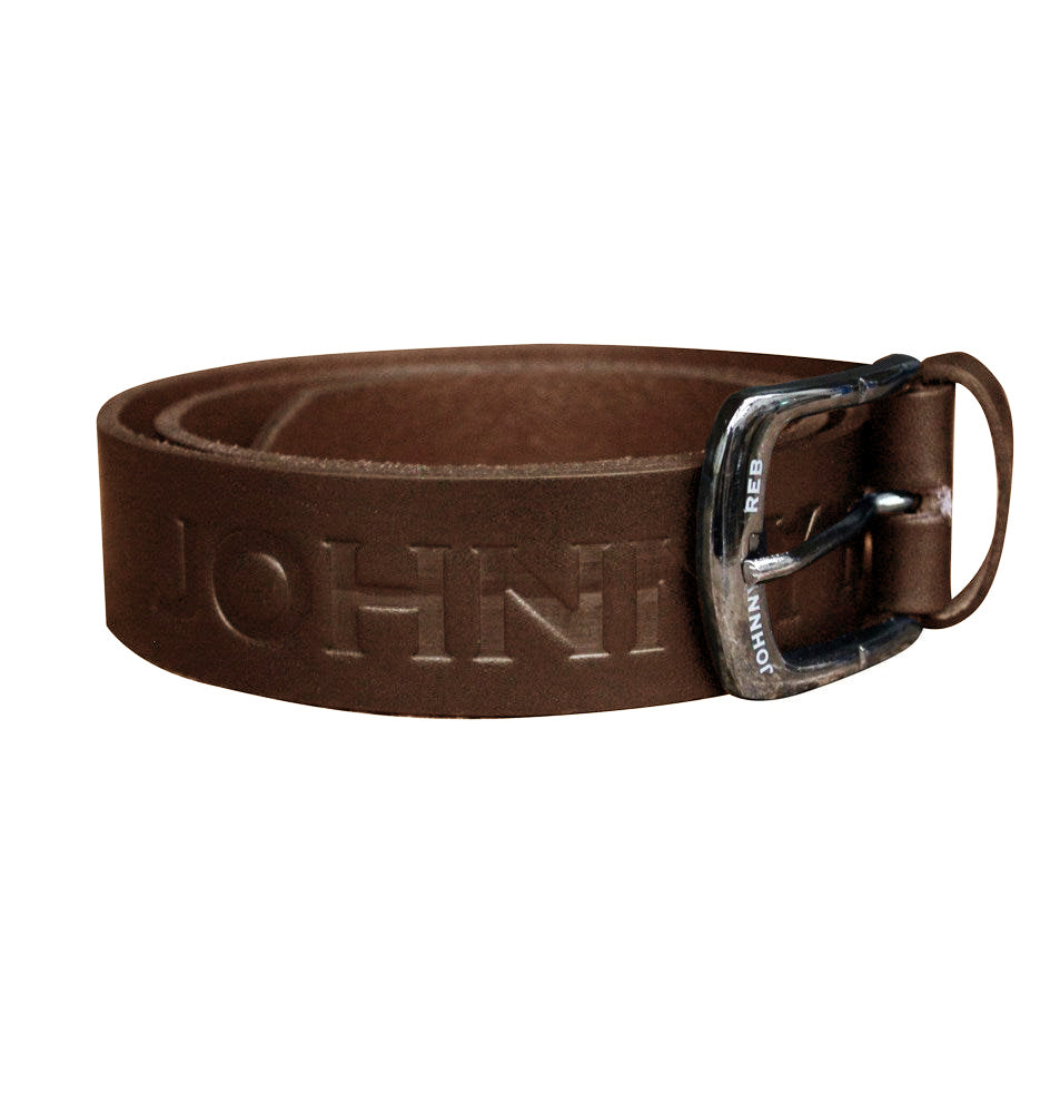 Johnny Reb Classic Leather Belt - Brown Leather - product image 1