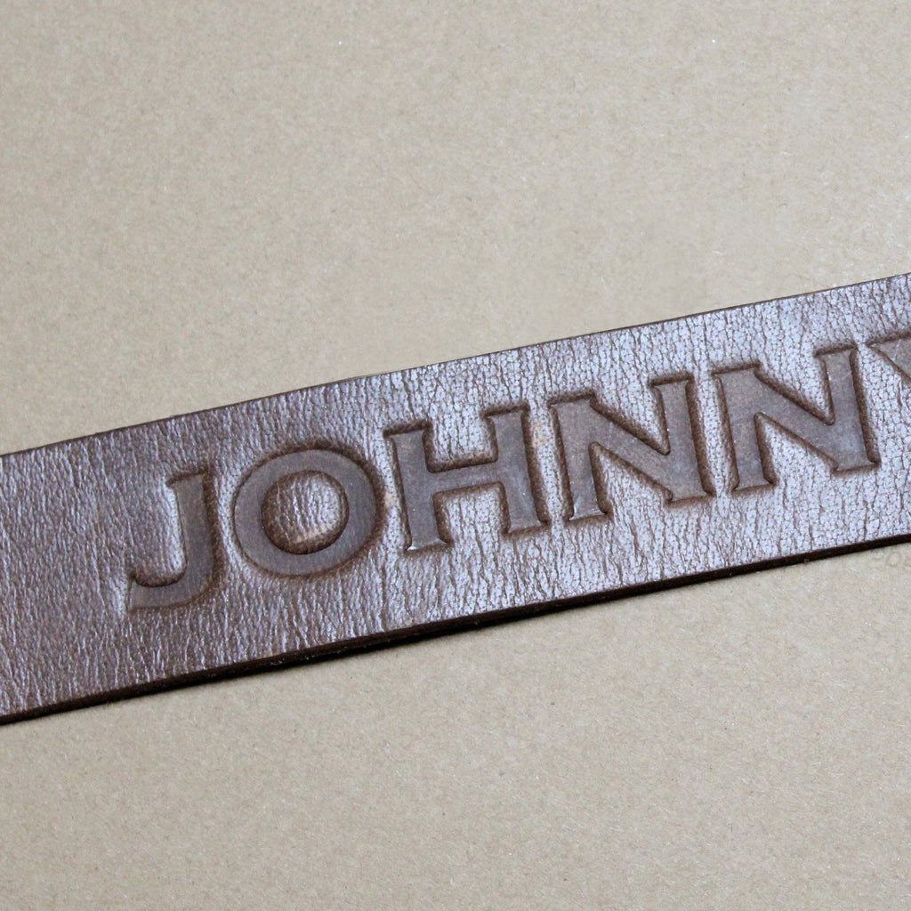 Johnny Reb Classic Leather Belt - Brown Leather - product image 3