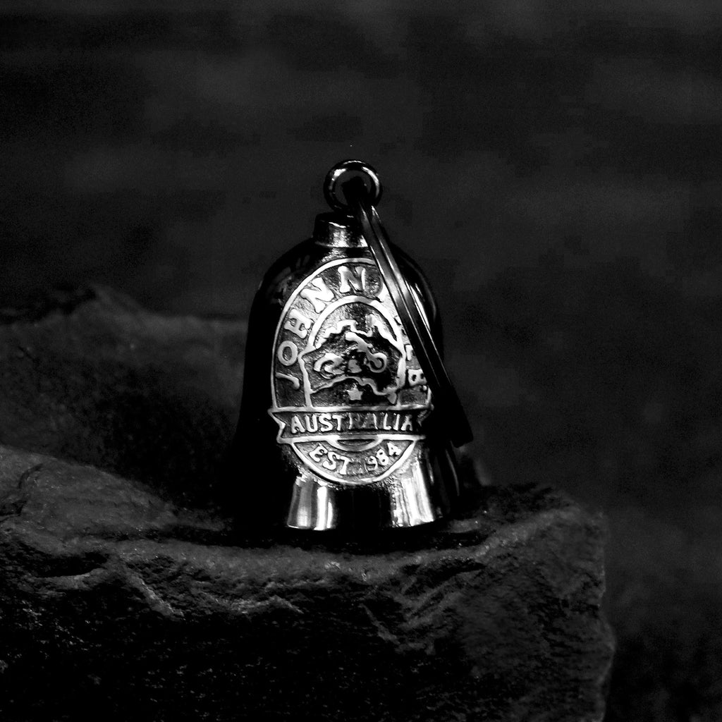 Johnny Reb Logo Ride Bell - Black/Silver - product image 1