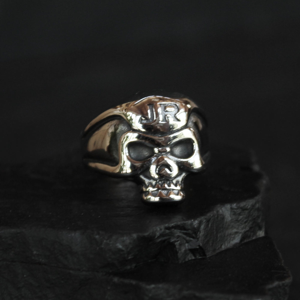 Johnny Reb Skull Ring - Silver - product image 3