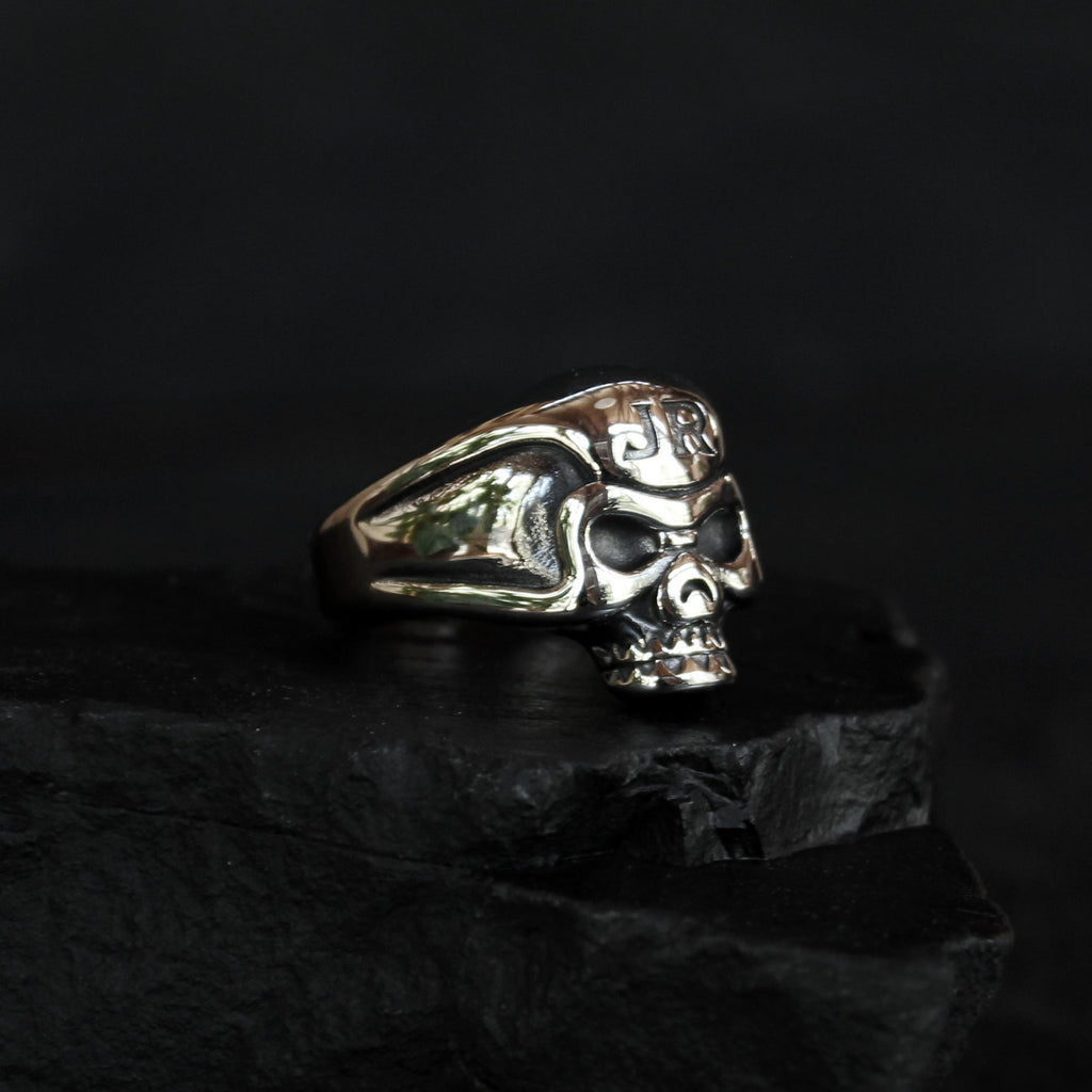 Johnny Reb Skull Ring - Silver - product image 1