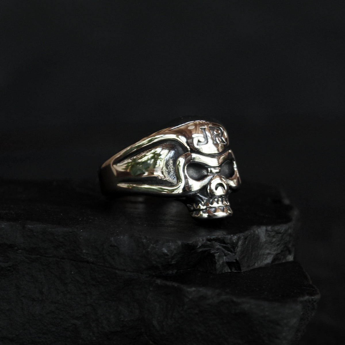 Johnny Reb Skull Ring - Silver - product image 1