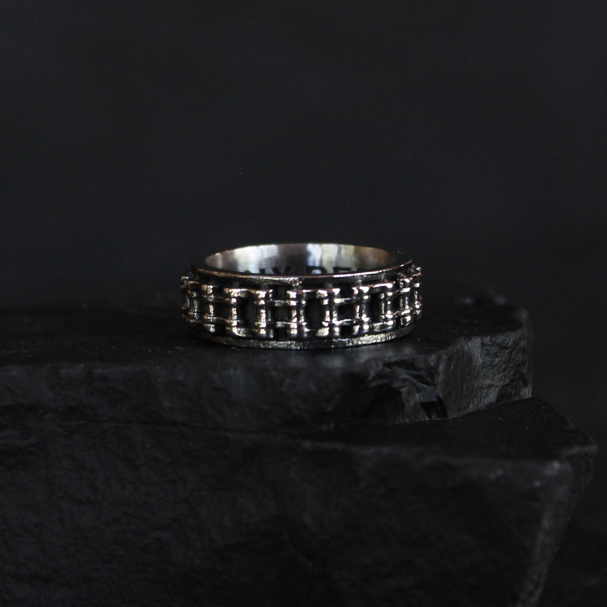Johnny Reb Chain Ring - Silver - product image 1