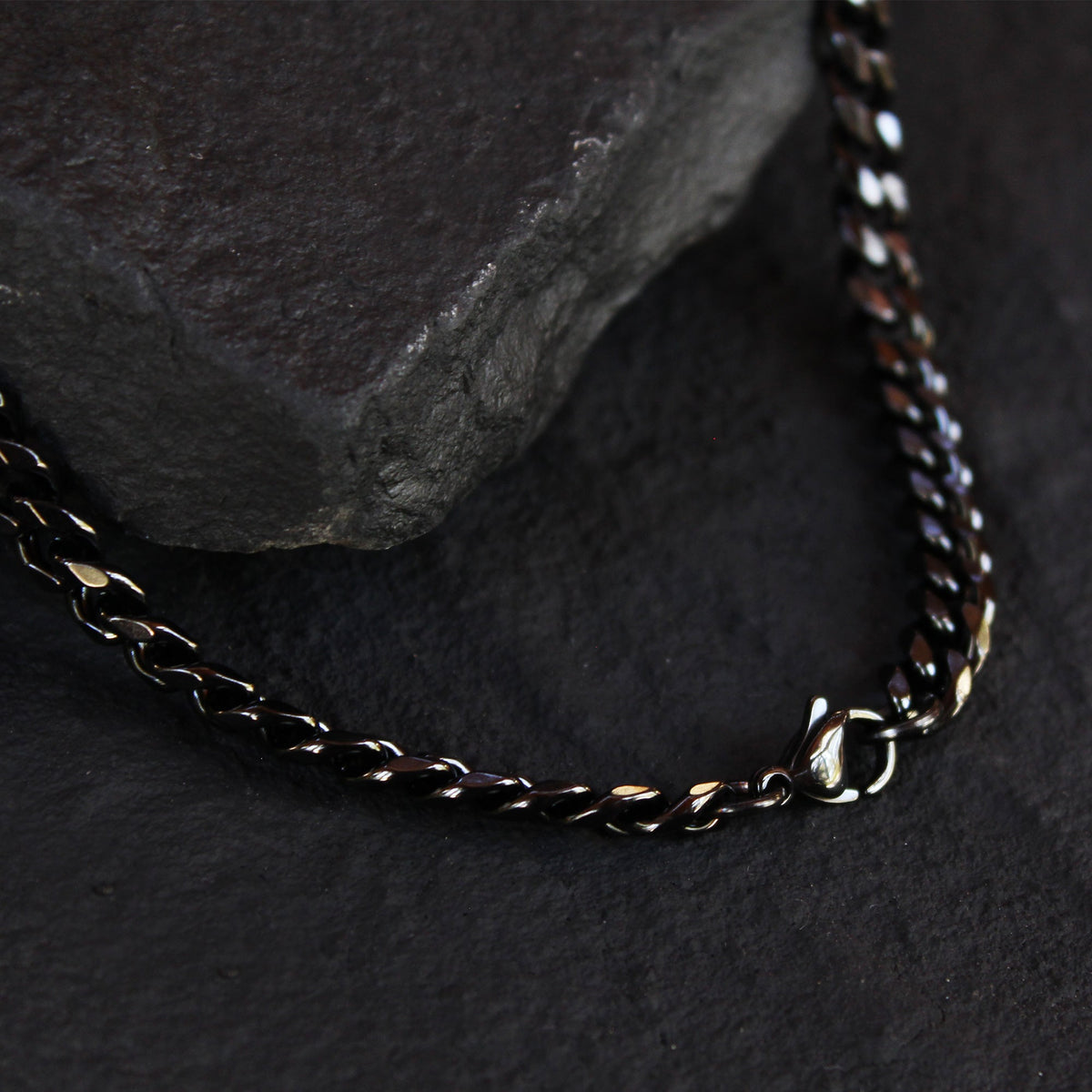 Johnny Reb Chain Necklace - Black 50cm - product image 4