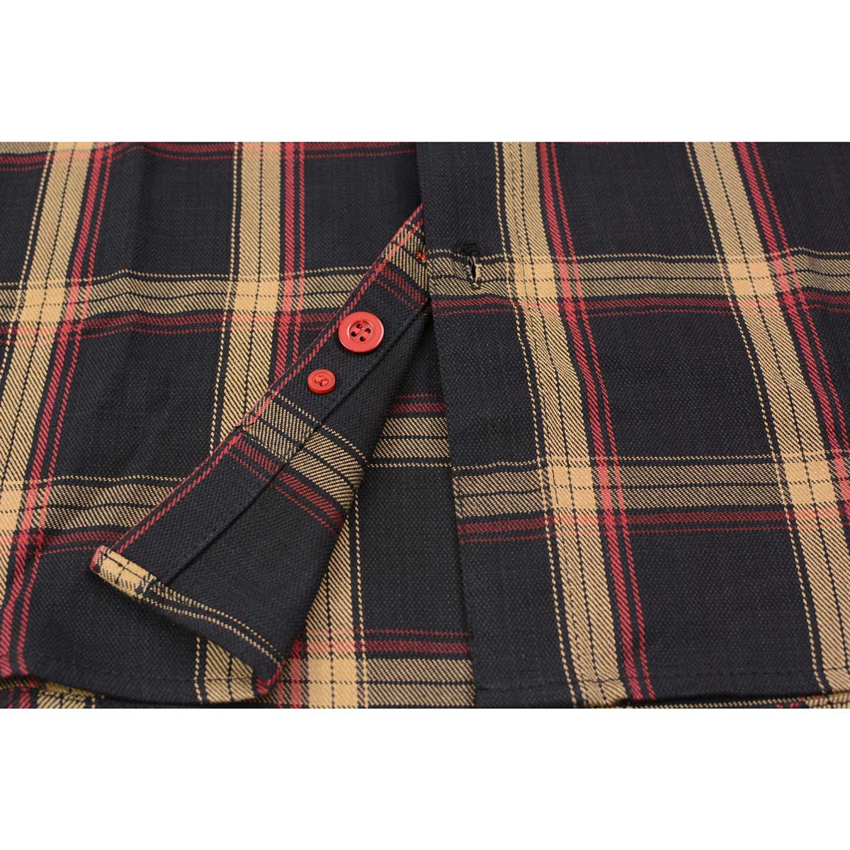 Johnny Reb The 'Jug' Flannel Shirt - Black/Yellow/Red - product image 5