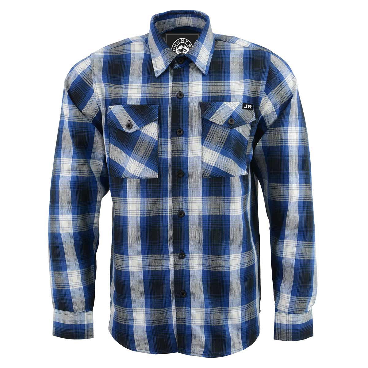 Johnny Reb The 'Pot Middy' Flannel Shirt - Black/White/Blue - product image 1