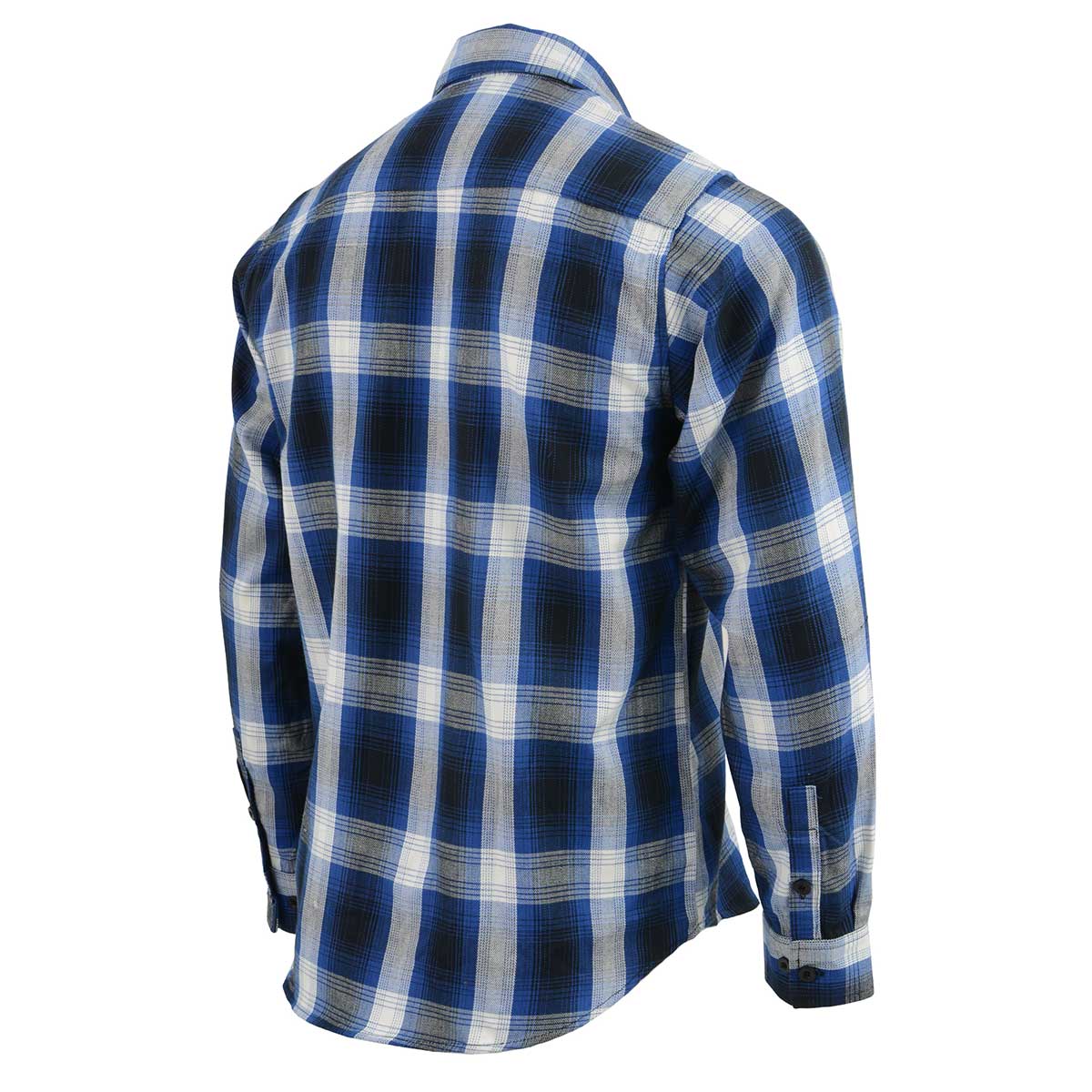 Johnny Reb The 'Pot Middy' Flannel Shirt - Black/White/Blue - product image 3