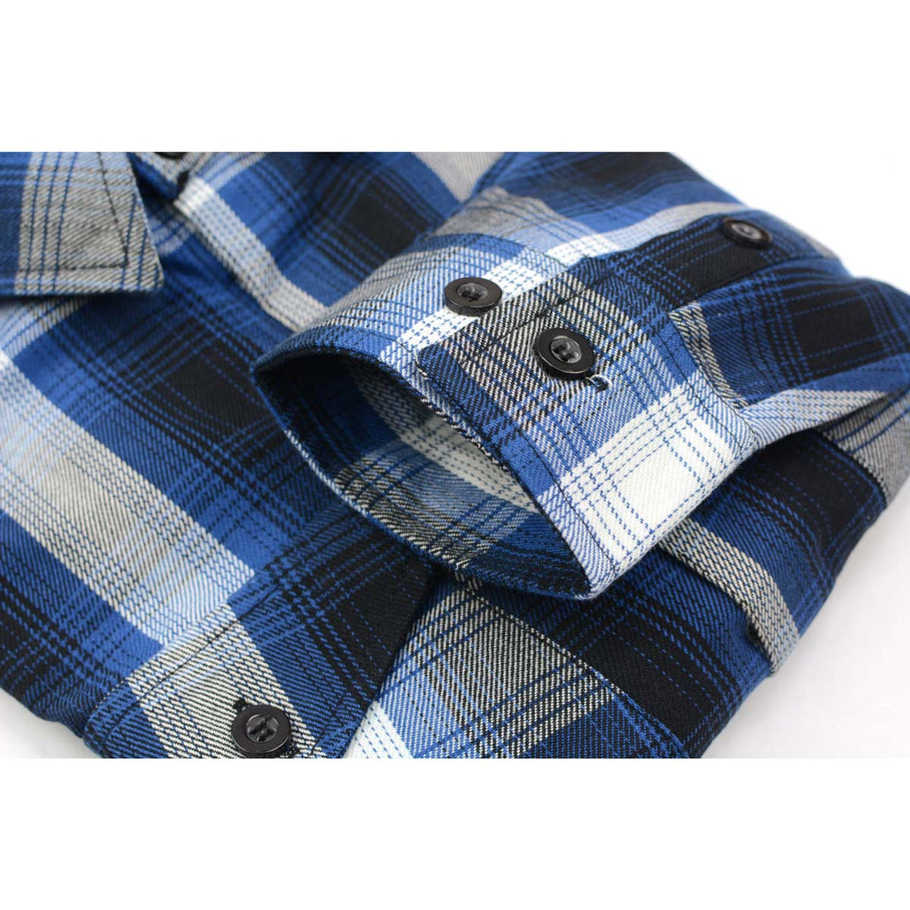 Johnny Reb The 'Pot Middy' Flannel Shirt - Black/White/Blue - product image 4