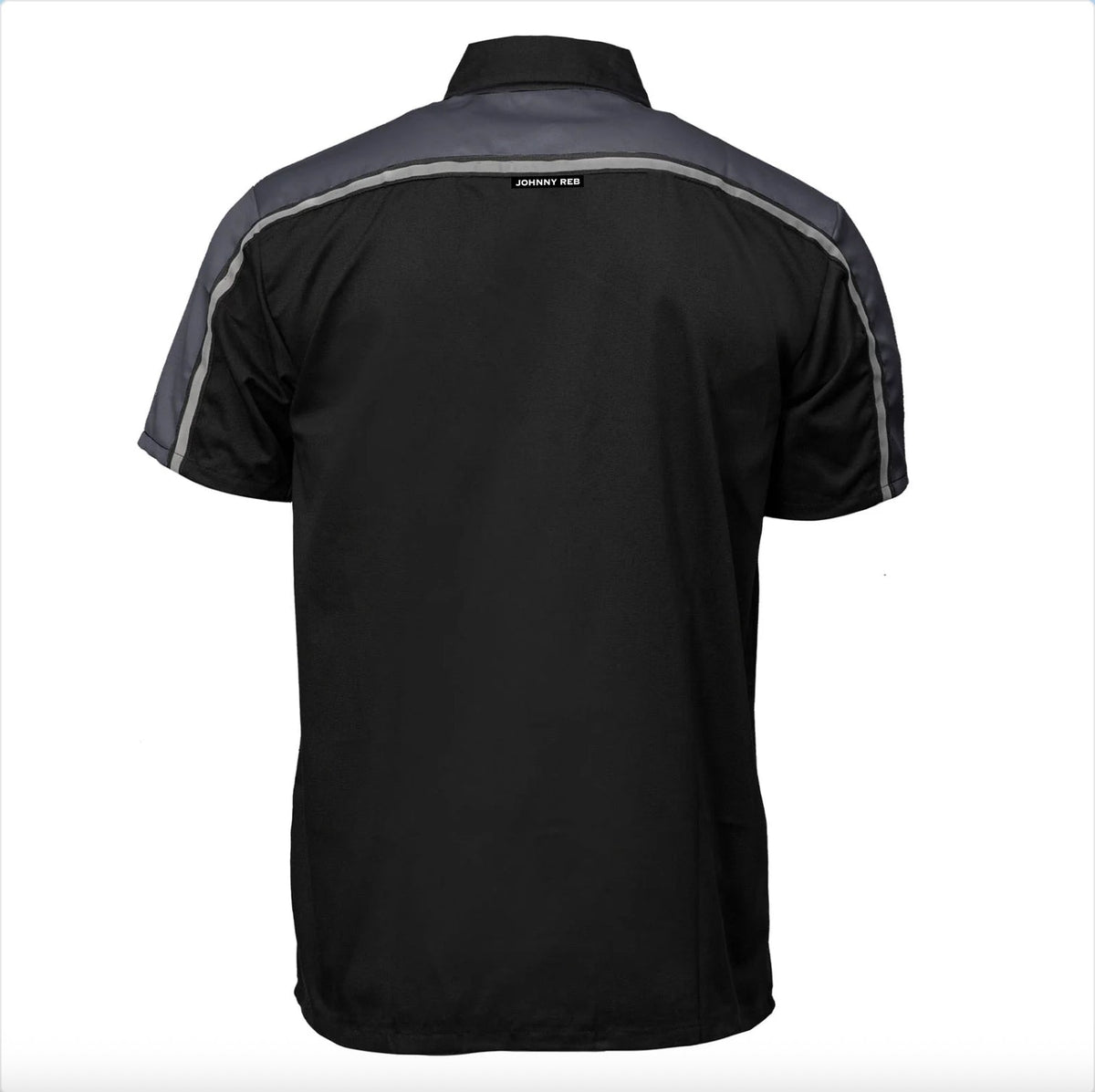Johnny Reb Men's Mechanic Shirt - Black/Charcoal - product image 3
