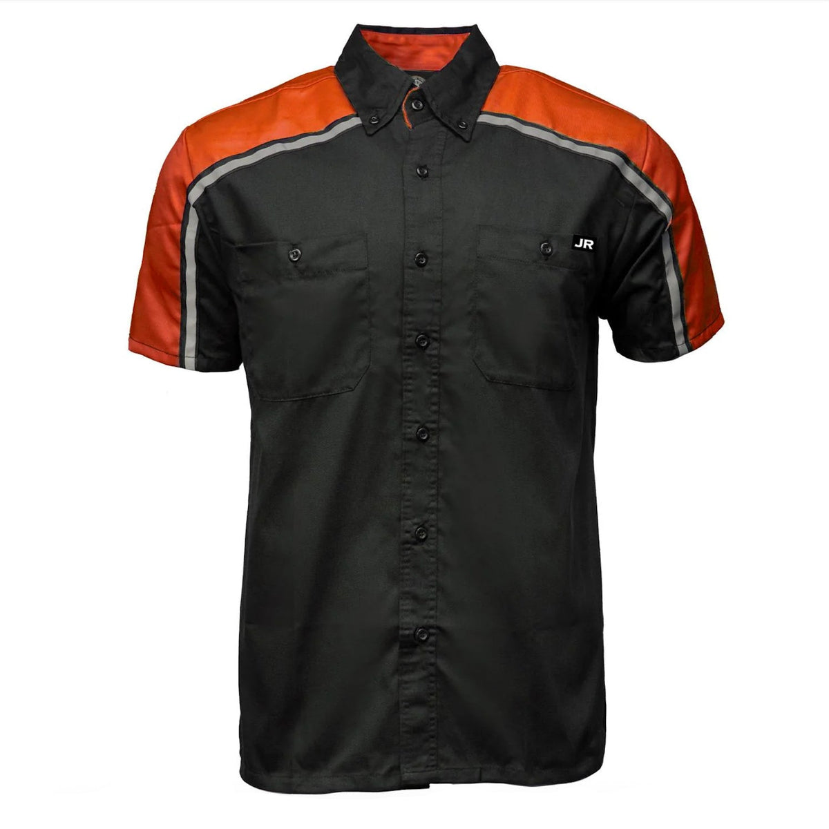 Johnny Reb Men's Mechanic Shirt - Black/Orange - product image 1