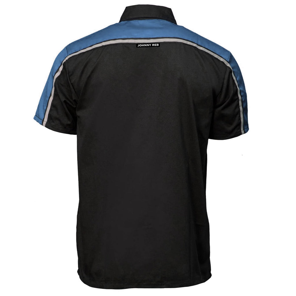 Johnny Reb Men's Mechanic Shirt - Black/Blue - product image 3