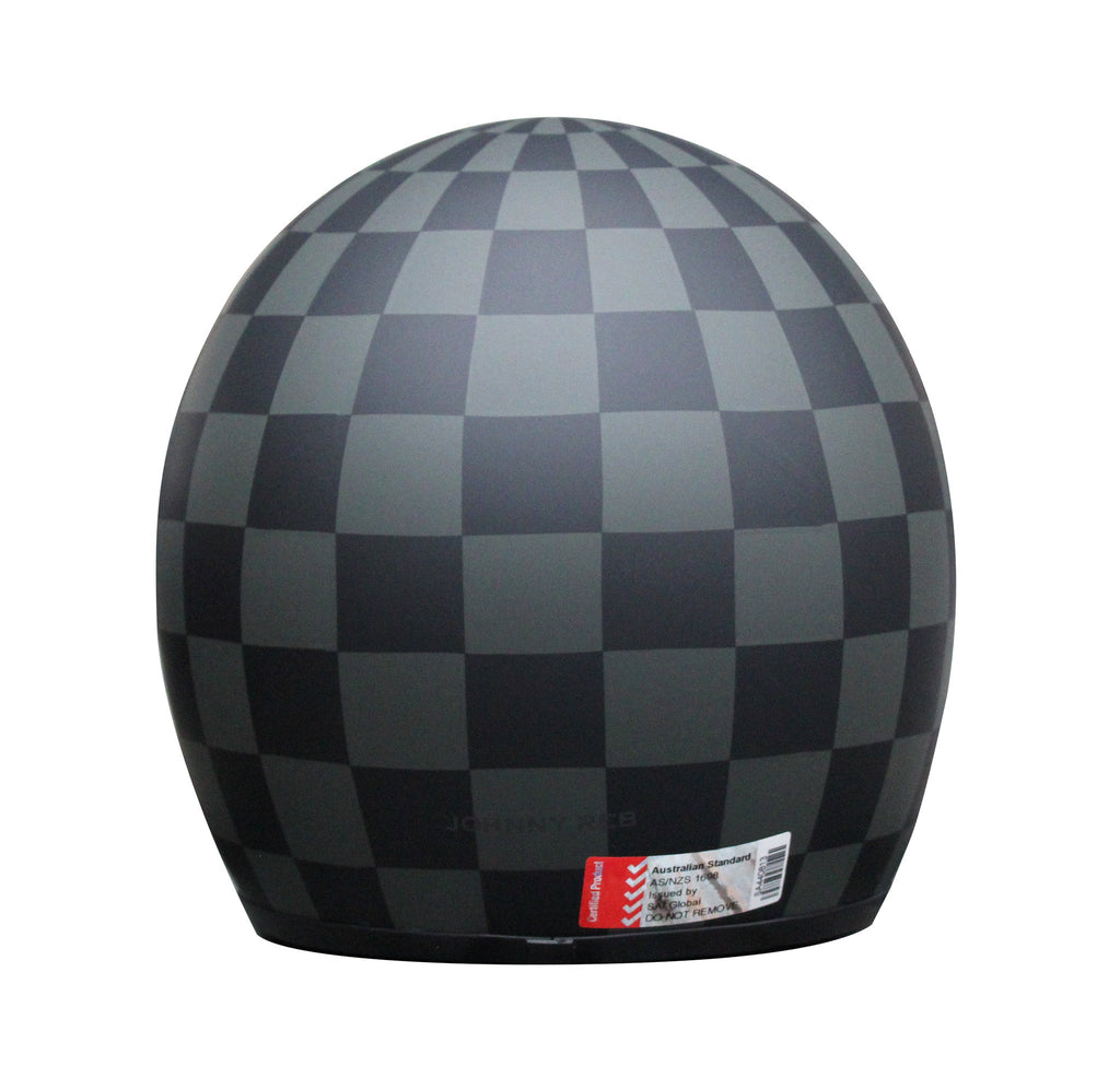 Johnny Reb Burke Open Face Helmet - Check - product image 3