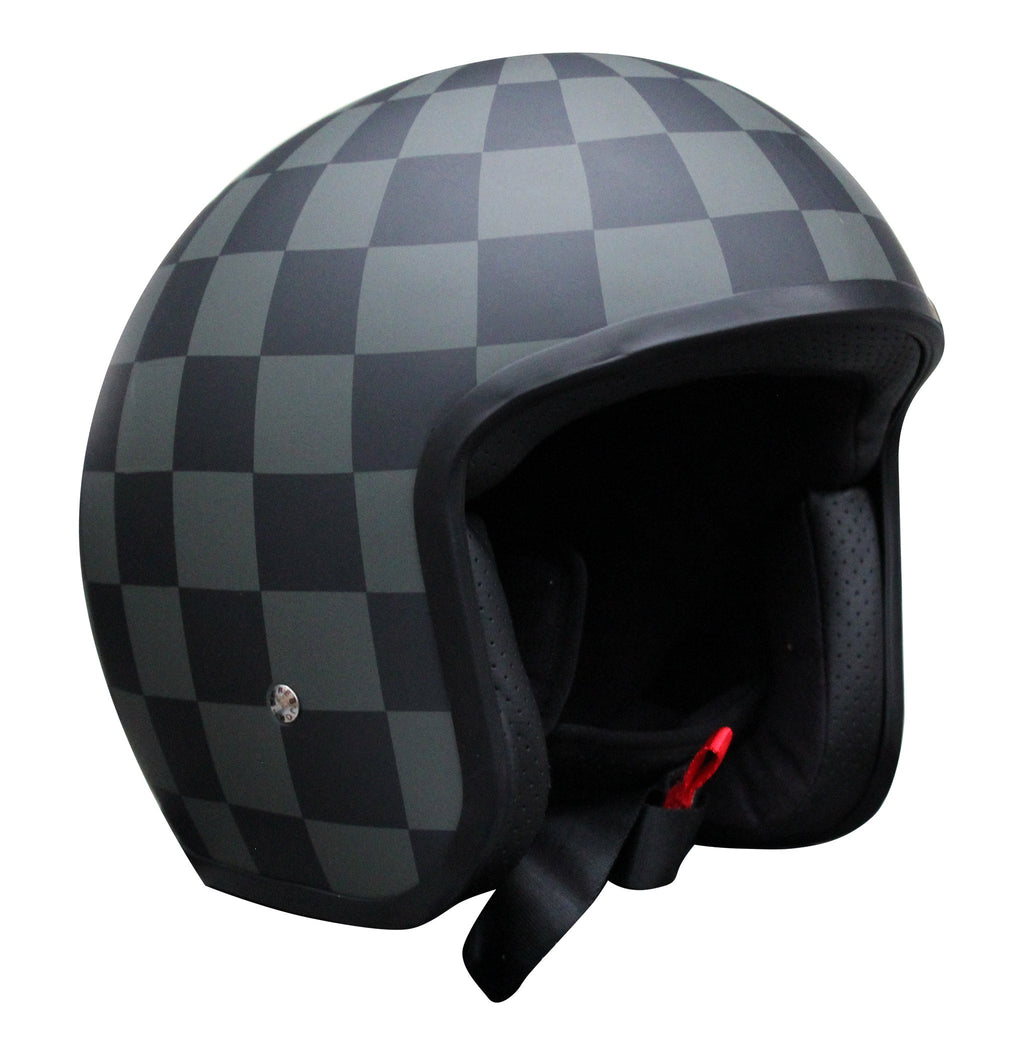 Johnny Reb Burke Open Face Helmet - Check - product image 2