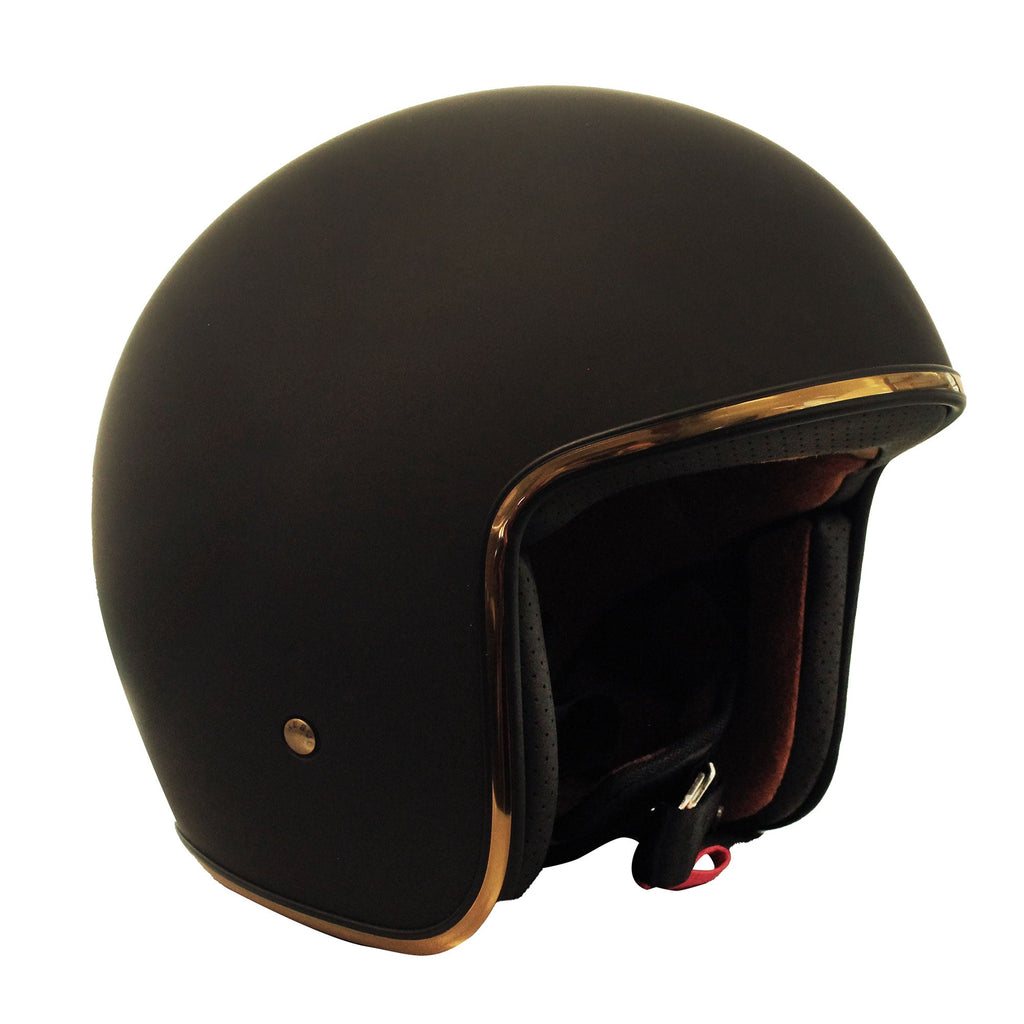 Johnny Reb '1984' Gold Burke Open Face Helmet