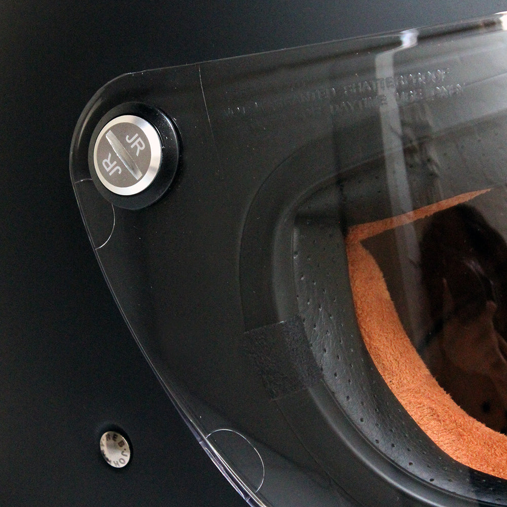 Johnny Reb Burke Full Face Helmet - Matt Black/Black Lining - product image 6