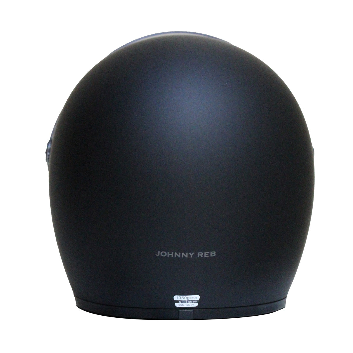 Johnny Reb Burke Full Face Helmet - Matt Black/Black Lining - product image 5