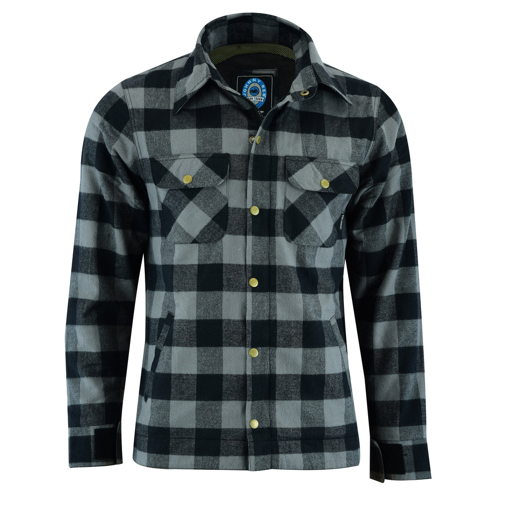 Johnny Reb Men's Waratah Protective Kevlar Lined Jacket - Charcoal Check - product image 4