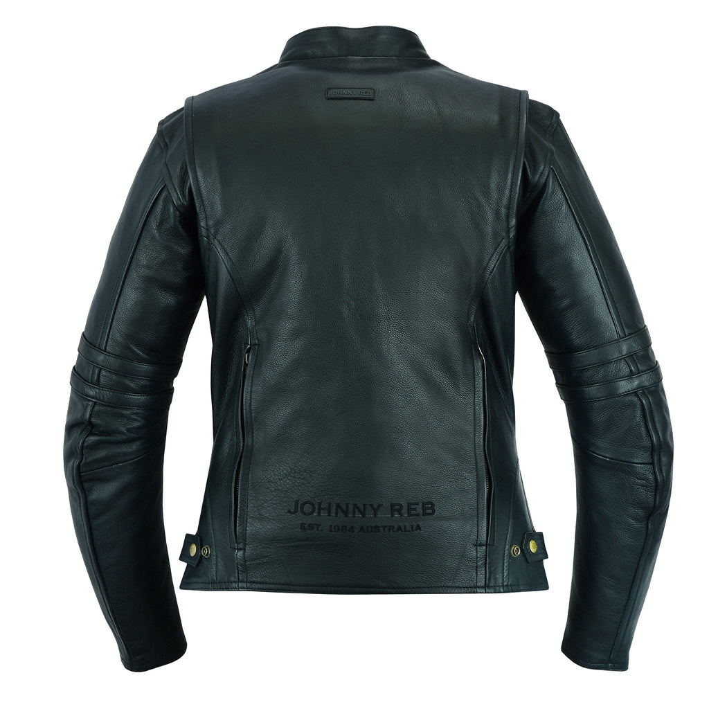 Johnny Reb Women's Hawkesbury Leather Jacket | Removable Hood - Black Leather - product image 6