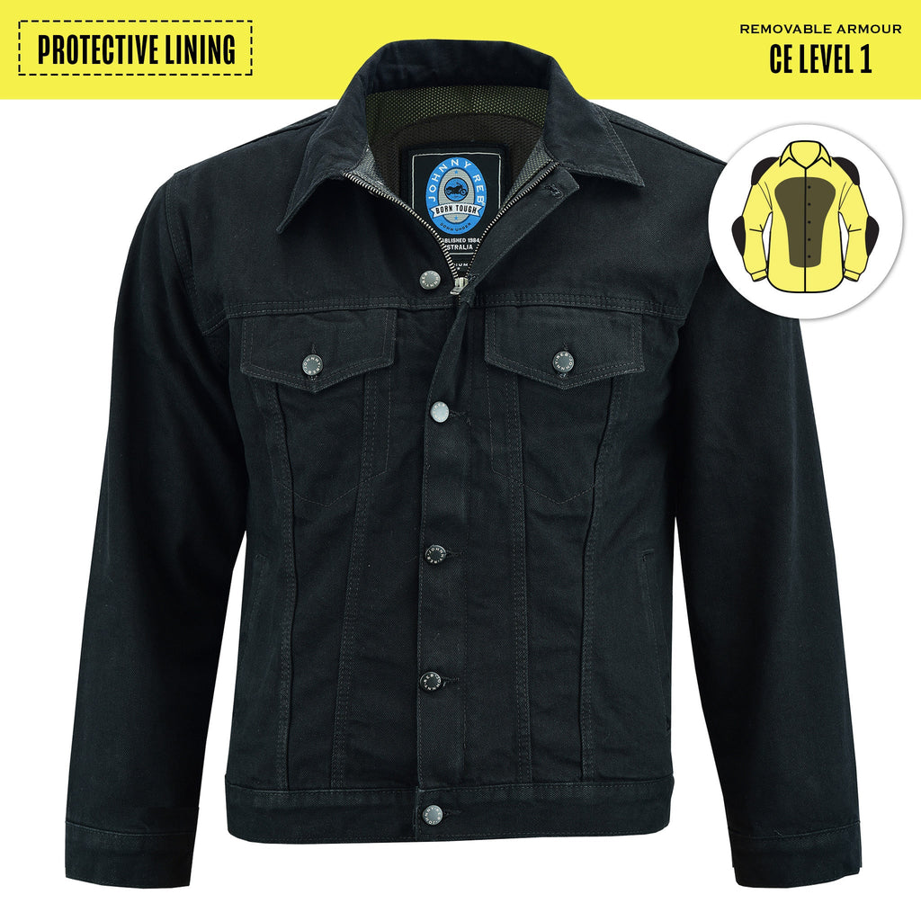 Johnny Reb Men's Glenbrook Denim Protective Jacket
