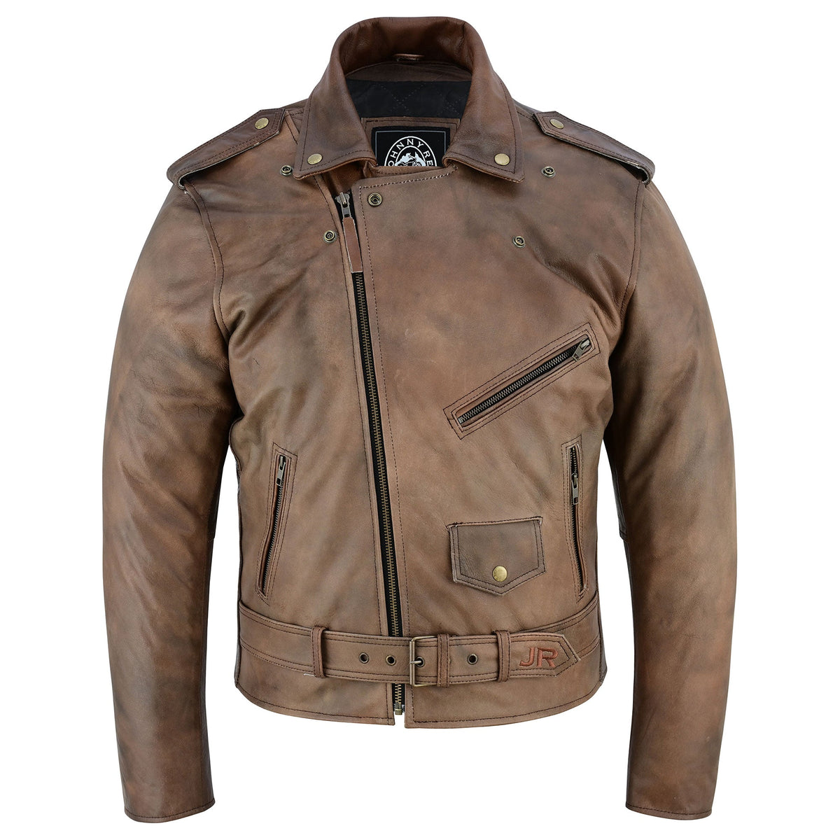 Johnny Reb Men's Kings Canyon Leather Jacket - Brown Leather - product image 3