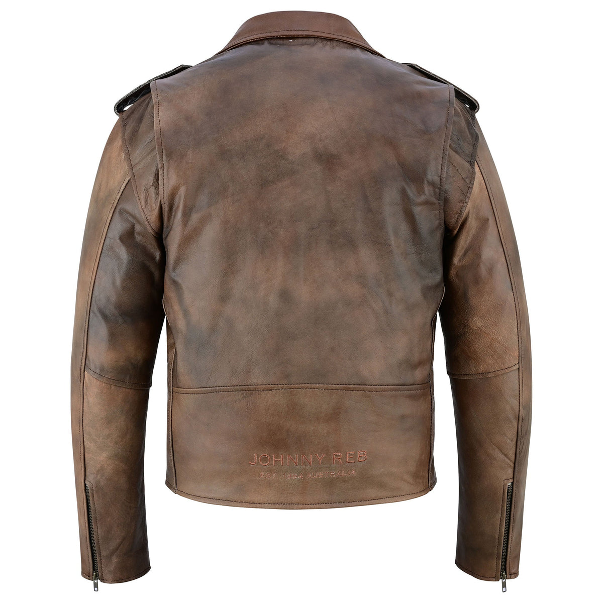 Johnny Reb Men's Kings Canyon Leather Jacket - Brown Leather - product image 4