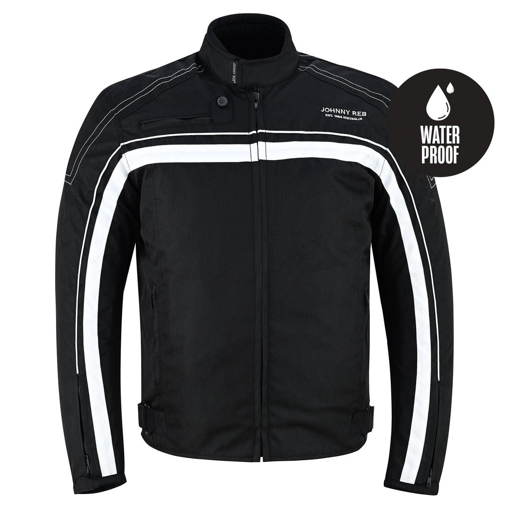 Johnny Reb Men's Waterproof Calder Touring Jacket - Black/ W Stripe - product image 1