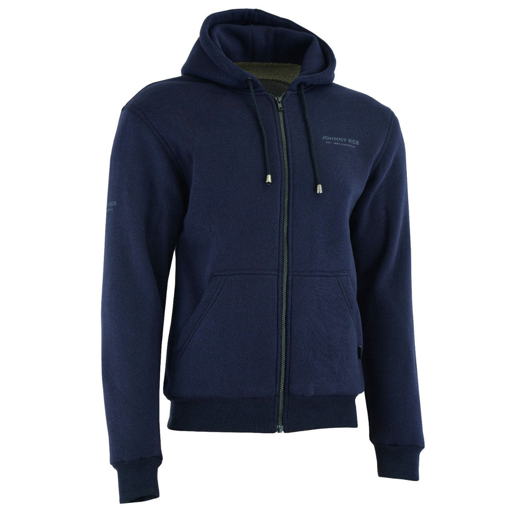 Johnny Reb Men's Hume Protective Kevlar Lined Full Zip Hoodie - Navy - product image 5